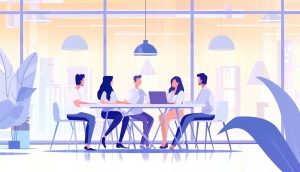 دفتر کار یک بیزینس